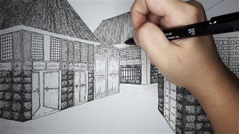 Inking Old Filipino Houses .